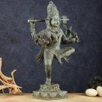 Vintage Balinese Nataraja | 23" x 15" x 10" | Lost Wax Bronze | Dancing Shiva Cosmic Dance | Island Temple Art | Sacred Sculpture | Jaipurio